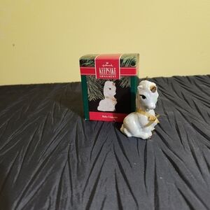 1990 Hallmark Keepsake "Baby Unicorn" Ornament